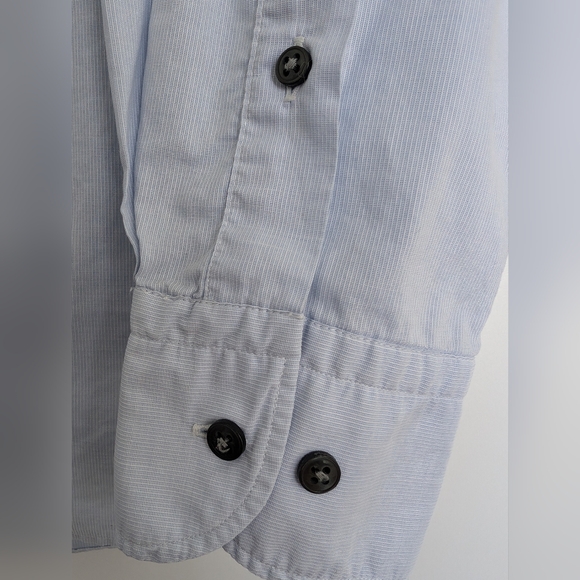 Massimo Dutti Light Blue Shirt L - Picture 5 of 7
